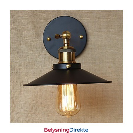 Retro Minimalistisk Industriell Villa Foran Kirkegangen Paraply Svart Kjole Dekorert Vegg