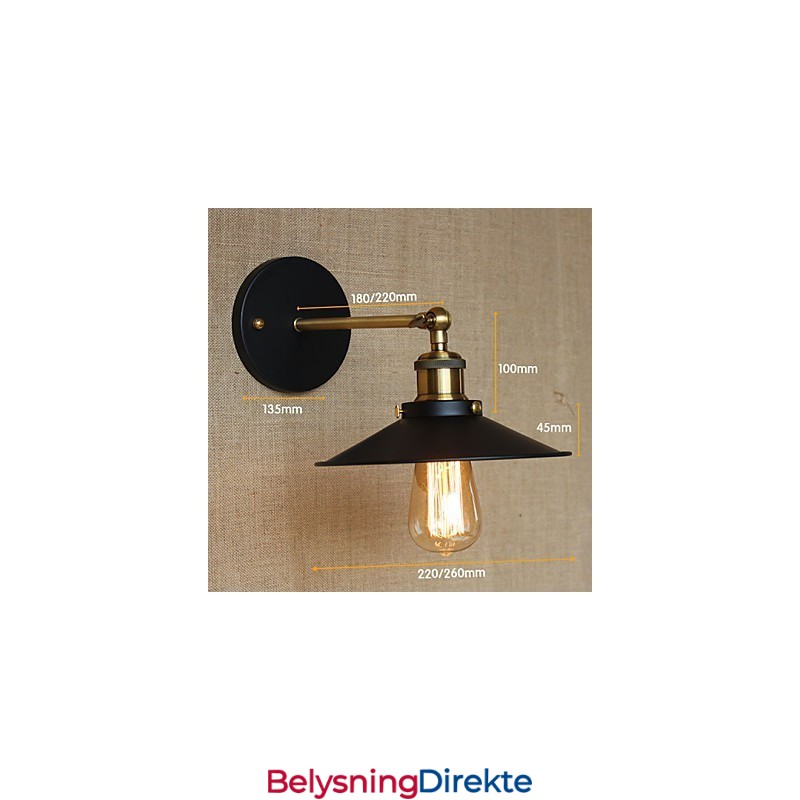 Retro Minimalistisk Industriell Villa Foran Kirkegangen Paraply Svart Kjole Dekorert Vegg