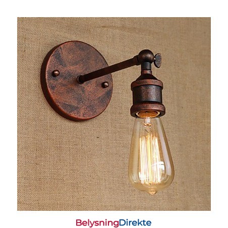 Amerikansk Bar Kafé Restaurant Nattbord Minimalistisk Midtgang Jernholdig Vegglampe