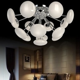 Modernyesteurt-Lampe Enkel, Sirkulær Glasskunst-Pendellampe I Europeisk Stil