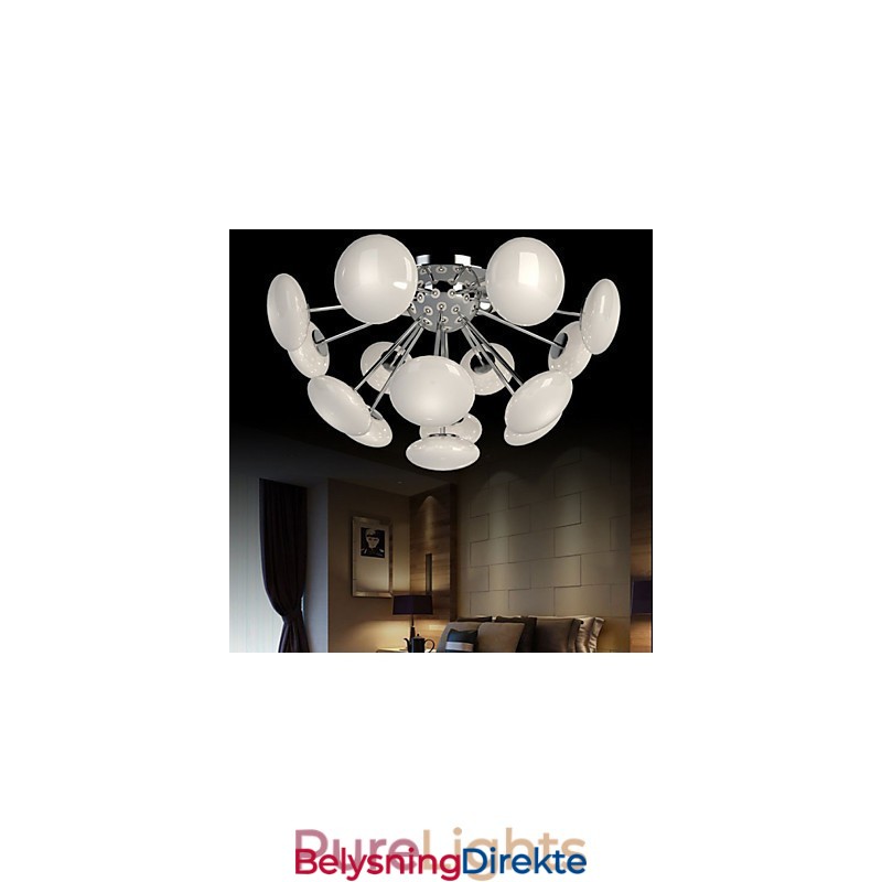 Modernyesteurt-Lampe Enkel, Sirkulær Glasskunst-Pendellampe I Europeisk Stil