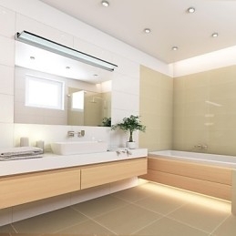 Speillampe I Rustfritt Stål Og Akryl