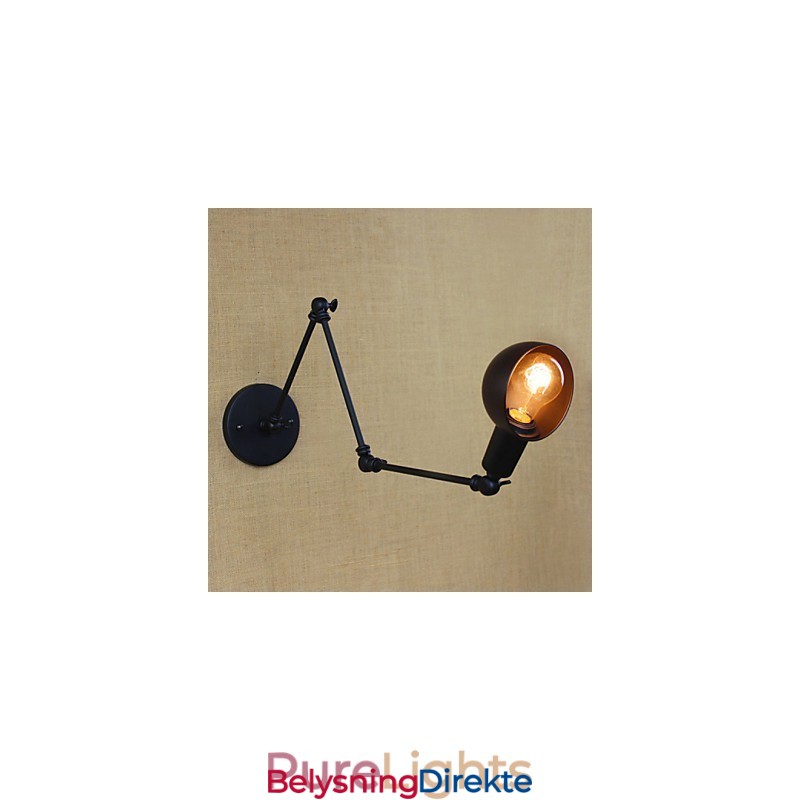 Retro Industriell Stil Midtgang Trapper Korridor Lang Arm Vegglampe Smijern Balkong Restaurant Bar