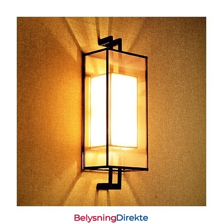 Retro Rustikk Nordisk Glass Vegglampe Soverom Nattbord Vegglampe Vintage Industriell Vegglampe