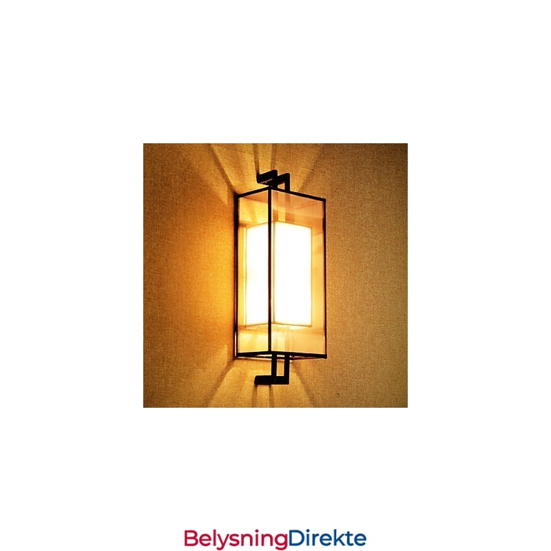 Retro Rustikk Nordisk Glass Vegglampe Soverom Nattbord Vegglampe Vintage Industriell Vegglampe