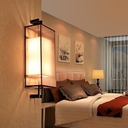 Retro Rustikk Nordisk Glass Vegglampe Soverom Nattbord Vegglampe Vintage Industriell Vegglampe