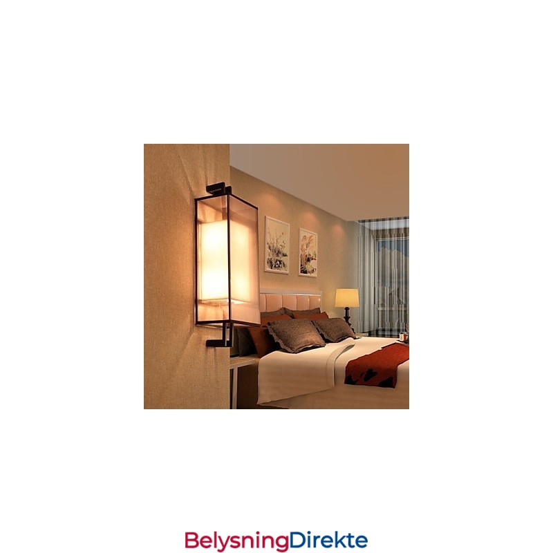 Retro Rustikk Nordisk Glass Vegglampe Soverom Nattbord Vegglampe Vintage Industriell Vegglampe