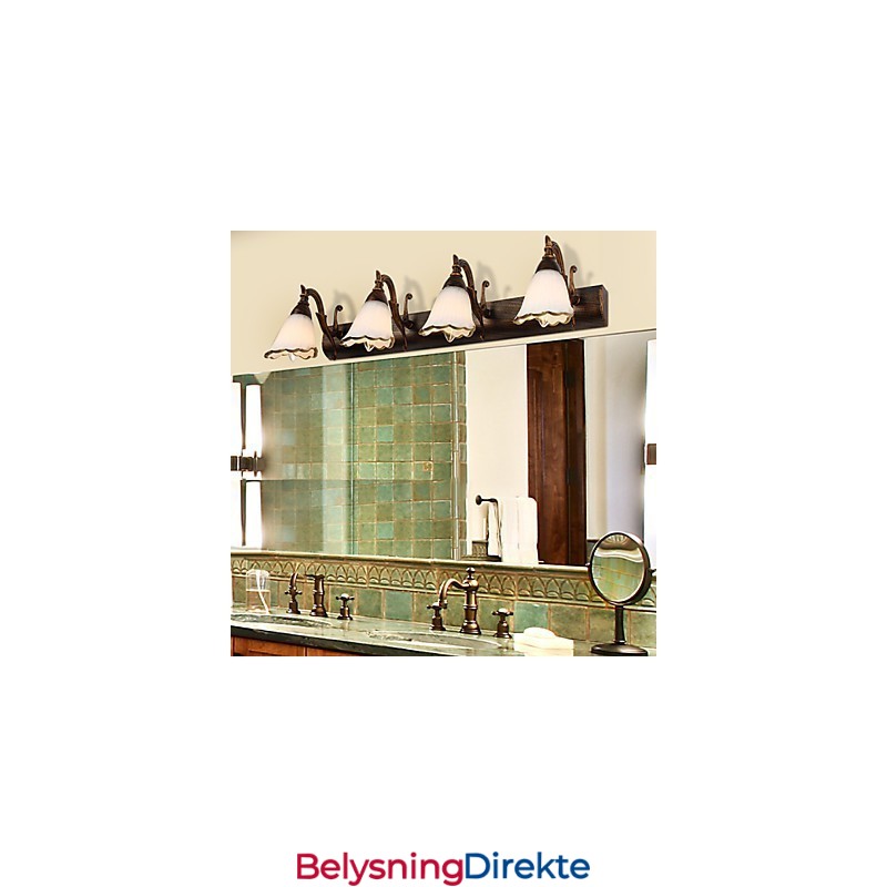 Vegglampetter Baderomsbelysning Lesevegglamper Ministil Rustikk Lodge Metall