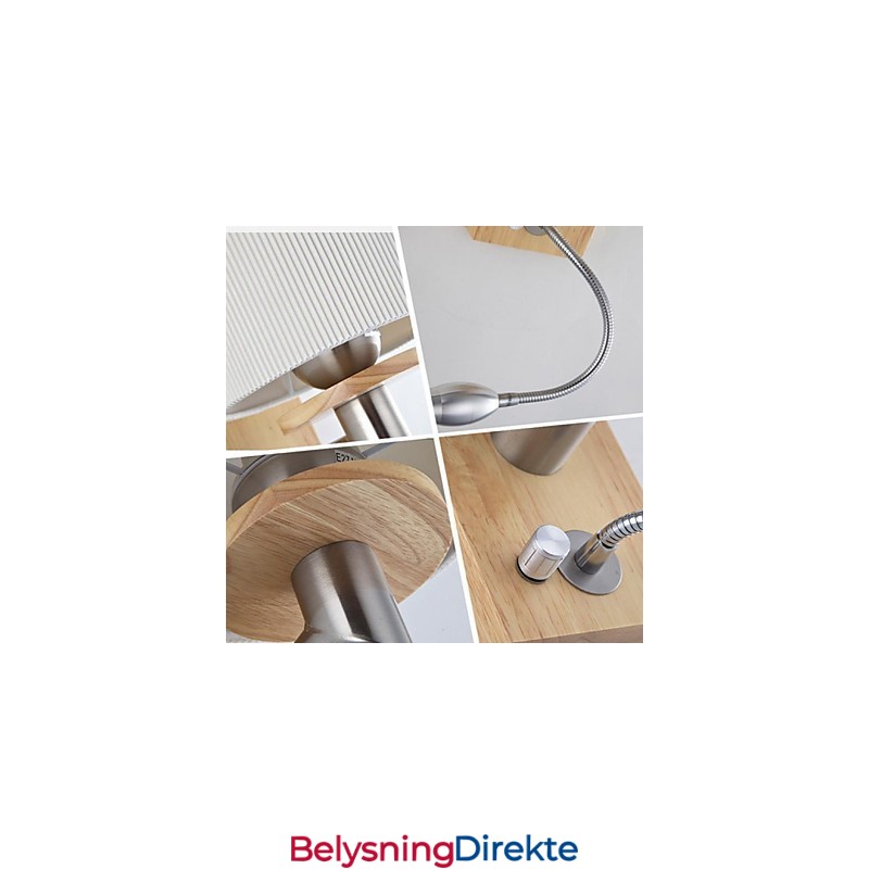 Vegglampe Én Lyskilde Med Leselys