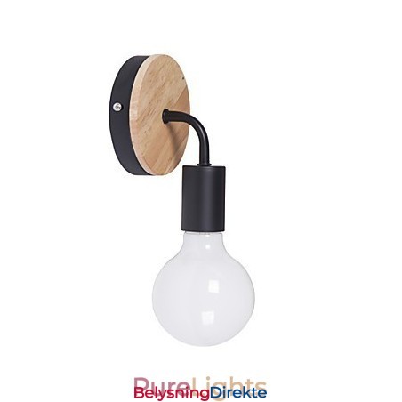 110V 220V Iron Edison Innendørs Vegglampe Gang Trapperom Vegglampe Pære Lampearmatur Svart Hvit