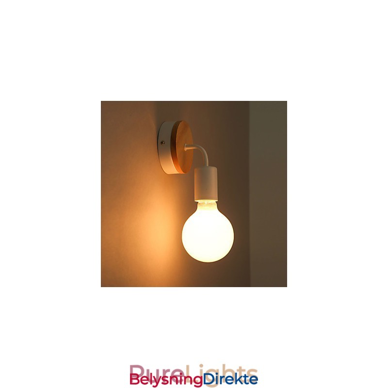 110V 220V Iron Edison Innendørs Vegglampe Gang Trapperom Vegglampe Pære Lampearmatur Svart Hvit