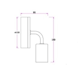 110V 220V Iron Edison Innendørs Vegglampe Gang Trapperom Vegglampe Pære Lampearmatur Svart Hvit