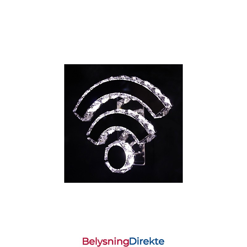 Krystall Vegglampe Krystall Moderne Samtidsstil Seng Stue Hotell Metall