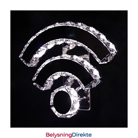 Krystall Vegglampe Krystall Moderne Samtidsstil Seng Stue Hotell Metall