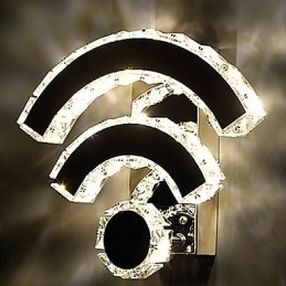 Krystall Vegglampe Krystall Moderne Samtidsstil Seng Stue Hotell Metall