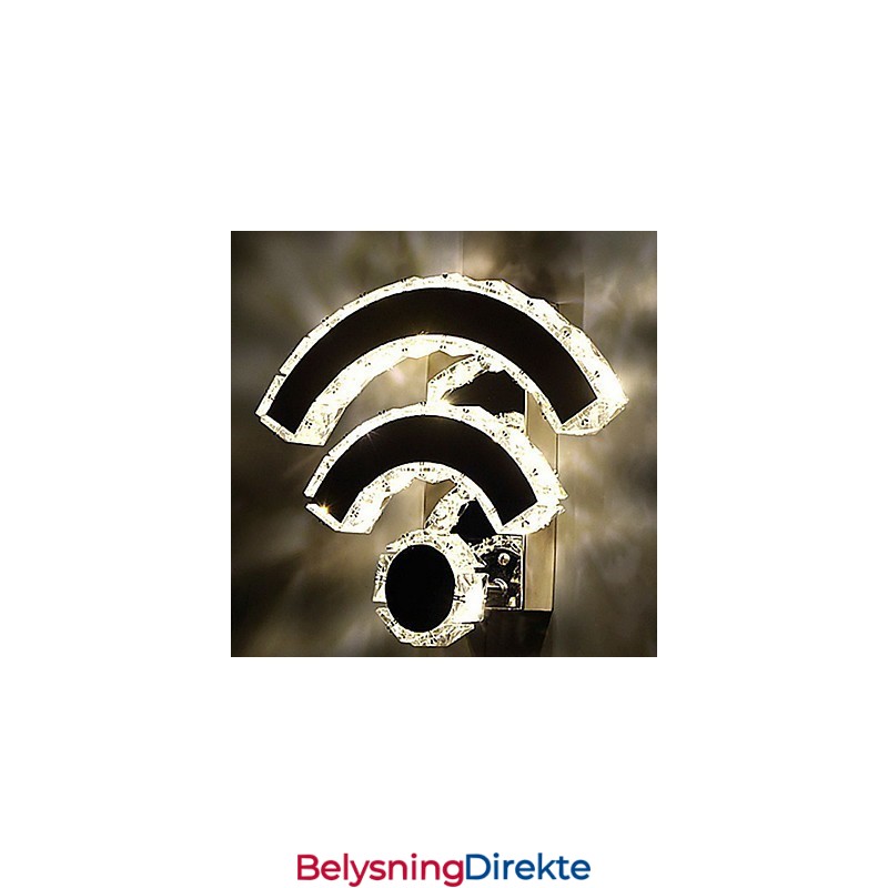 Krystall Vegglampe Krystall Moderne Samtidsstil Seng Stue Hotell Metall