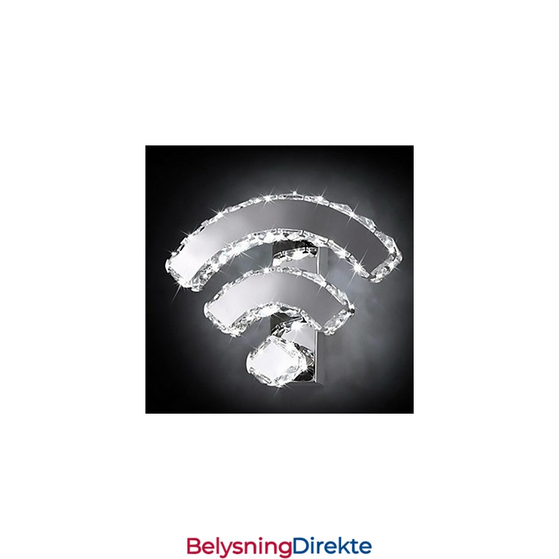 Krystall Vegglampe Krystall Moderne Samtidsstil Seng Stue Hotell Metall