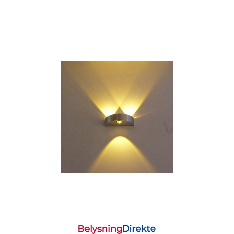 Halvmåned Vegglampe Kreativ Barmodell Vegglampe Moderne Samtids Metall