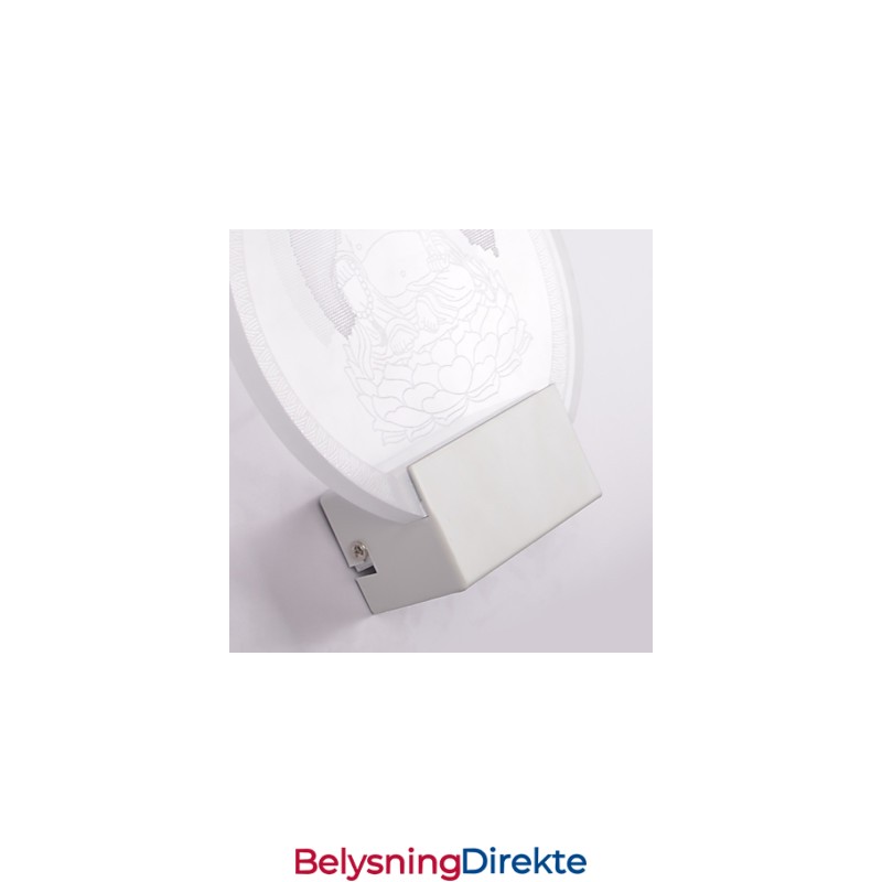 Akryl Vegglampe Pvc Lampelampe Chip Moderne Samtids Metall