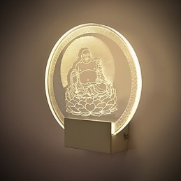 Akryl Vegglampe Pvc Lampelampe Chip Moderne Samtids Metall