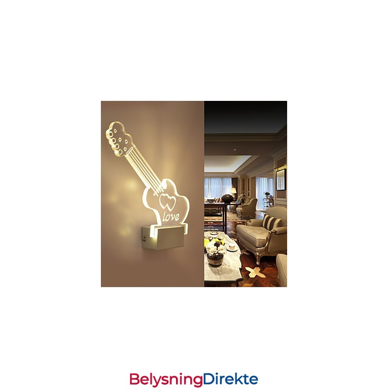 Akryl Vegglampe Pvc Vegglampe Moderne Samtids Metall