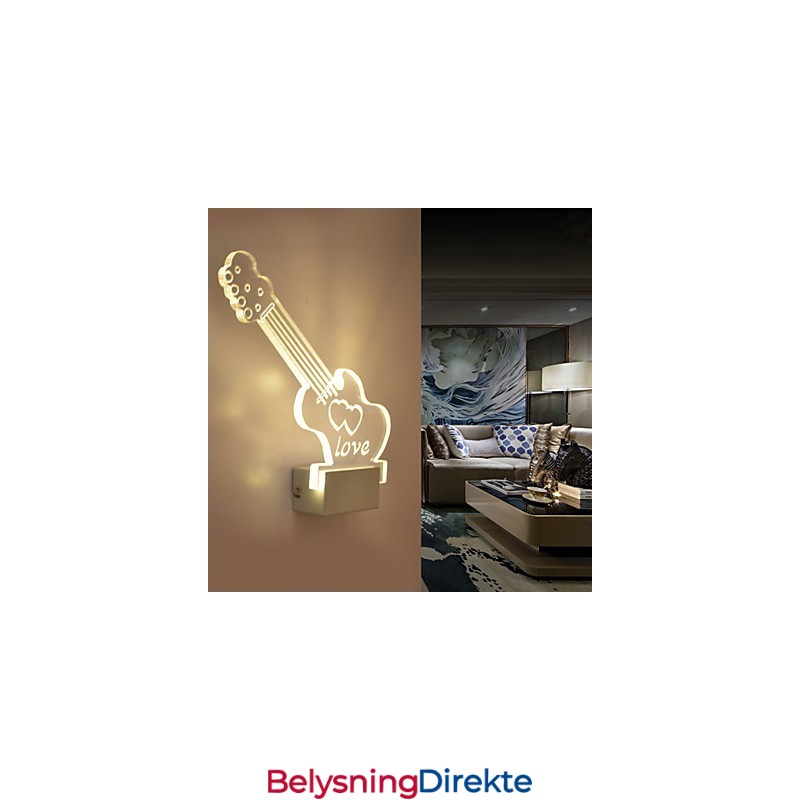 Akryl Vegglampe Pvc Vegglampe Moderne Samtids Metall