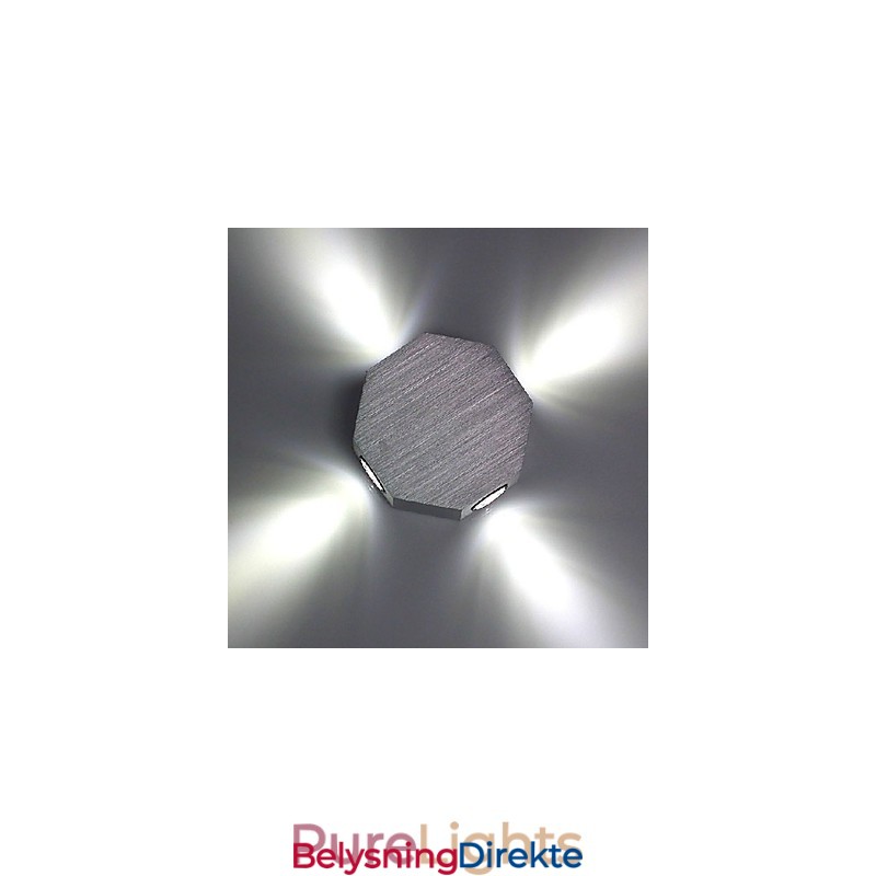 Vegglampetter Moderne Samtids Metall