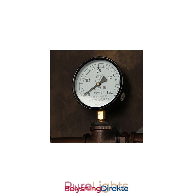 Vegglampe Vegglampe 6 Lys Bronsefinish Industriell Stil Rustikk Hytte Metall