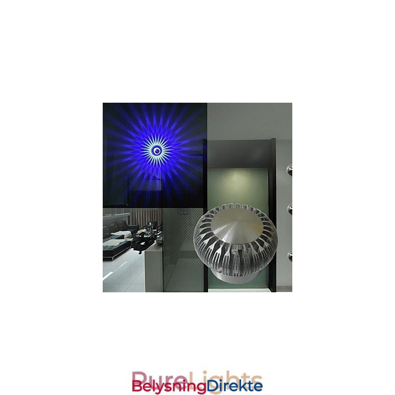 Vegglampetter Moderne Samtids Metall