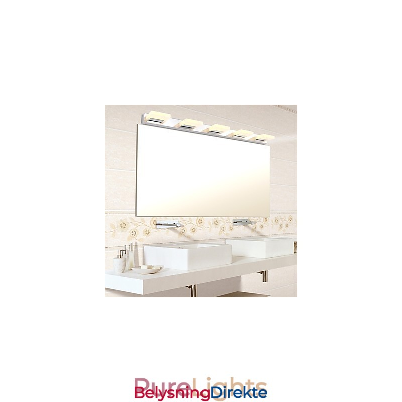 Speillampe I Rustfritt Stål Og Akryl