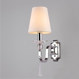 Varmhvit Vegglampe Med Krystalldråper