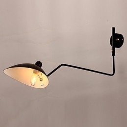 Loft Amerikansk Landlig Fri Vegglampe Vintage Nattbord Lang Mekanisk Arbeids-/Studiolampe For Innendørsbruk