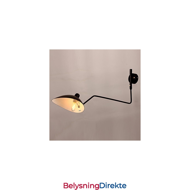 Loft Amerikansk Landlig Fri Vegglampe Vintage Nattbord Lang Mekanisk Arbeids-/Studiolampe For Innendørsbruk