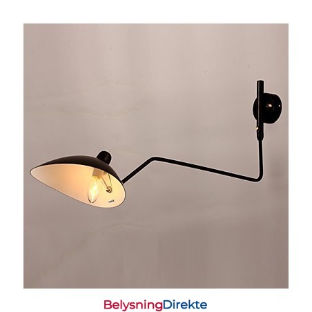 Loft Amerikansk Landlig Fri Vegglampe Vintage Nattbord Lang Mekanisk Arbeids-/Studiolampe For Innendørsbruk