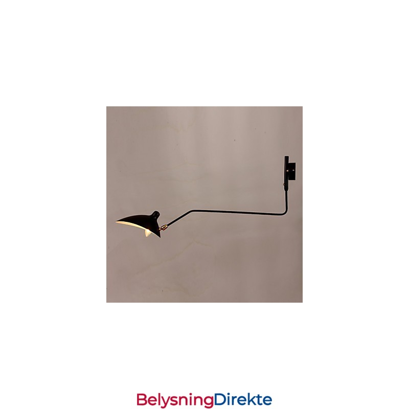 Loft Amerikansk Landlig Fri Vegglampe Vintage Nattbord Lang Mekanisk Arbeids-/Studiolampe For Innendørsbruk