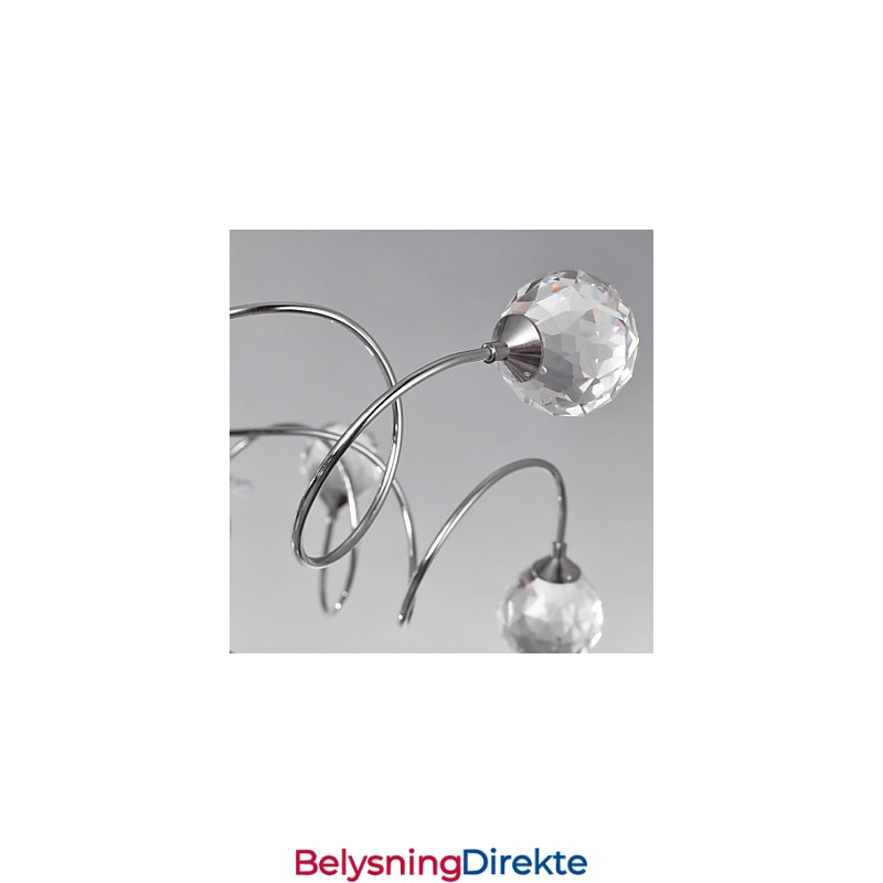 Lysekrone I Krystall, Moderne Design, 9 Lys
