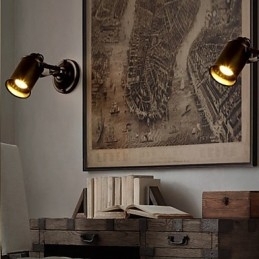 Amerikansk Vegglampe Gjenoppretter Gamle Skikker Vegglampelys