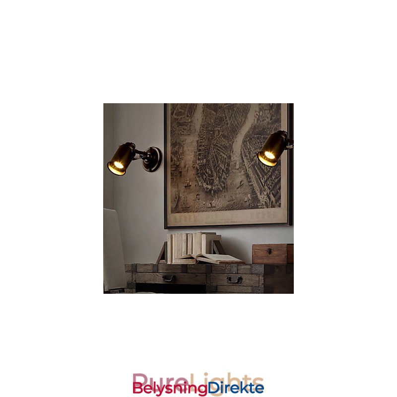 Amerikansk Vegglampe Gjenoppretter Gamle Skikker Vegglampelys