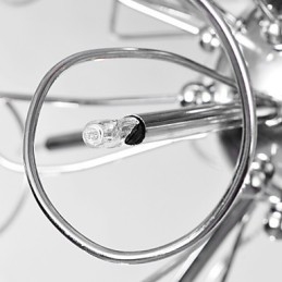 Lysekrone I Krystall, Moderne Design, 9 Lys