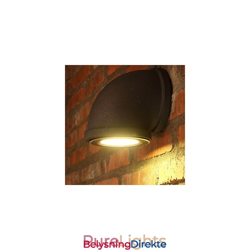 Loft Kreativ Personlighet Retro Landlig Vannrør Vegglampe Lys