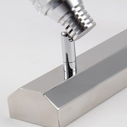 Moderne Vegglampe Med Glassbobleskjerm I Speilfrontstil