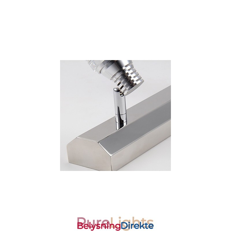 Moderne Vegglampe Med Glassbobleskjerm I Speilfrontstil