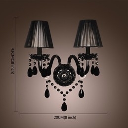 Krystalllys Vegglamper Moderne Samtids Glass