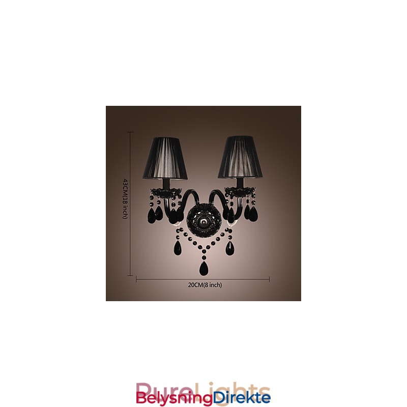 Krystalllys Vegglamper Moderne Samtids Glass