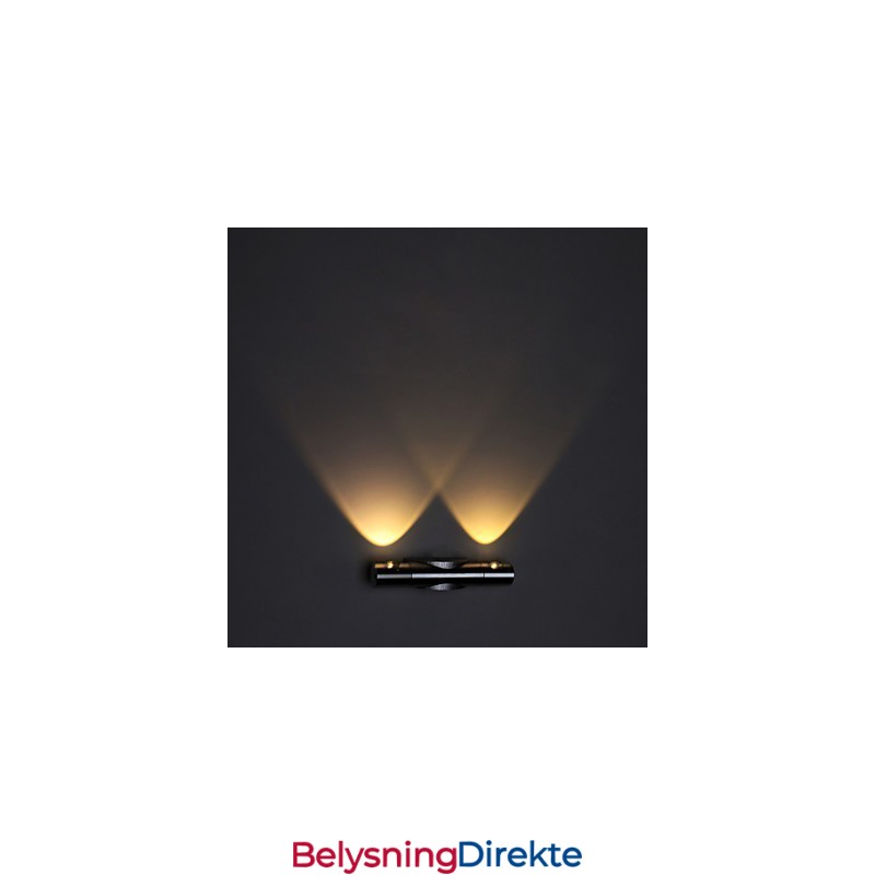 Moderne Vegglampe Med Spredt Lys I Sci-Fi-Design