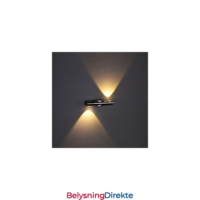 Moderne Vegglampe Med Spredt Lys I Sci-Fi-Design