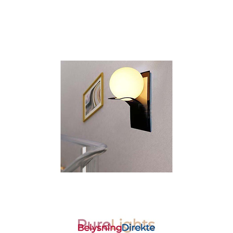 Baderomsvegglampe Moderne Globe Metall Glass Galvanisert