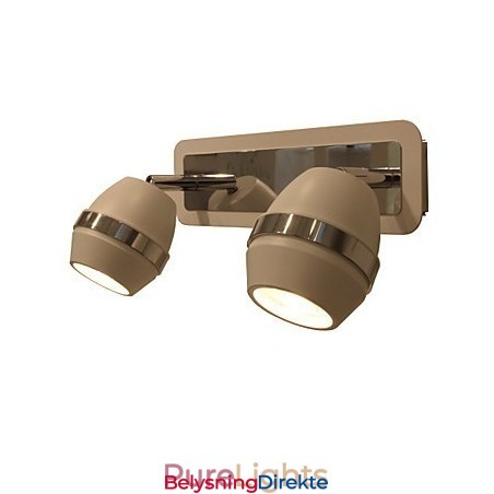 Moderne Sfæriske Kromvegglamper Baderomslamper Med 2 Lys