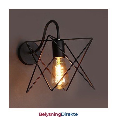 Nordisk Retro Hall Trapper Linje Vegglampe Lys