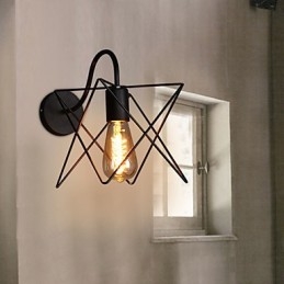 Nordisk Retro Hall Trapper Linje Vegglampe Lys